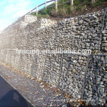 Caixa sextavada revestida zinco da rede de arame de Gabion para pedra / caixa gabion galvanizada